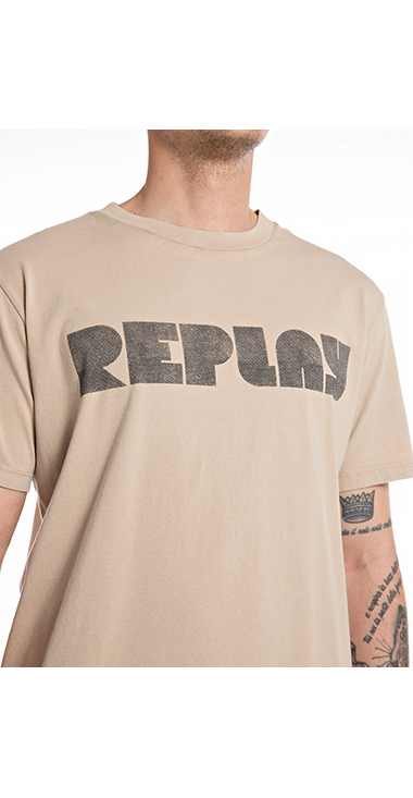 ガーメントダイ オーガニックコットン Tシャツ 詳細画像